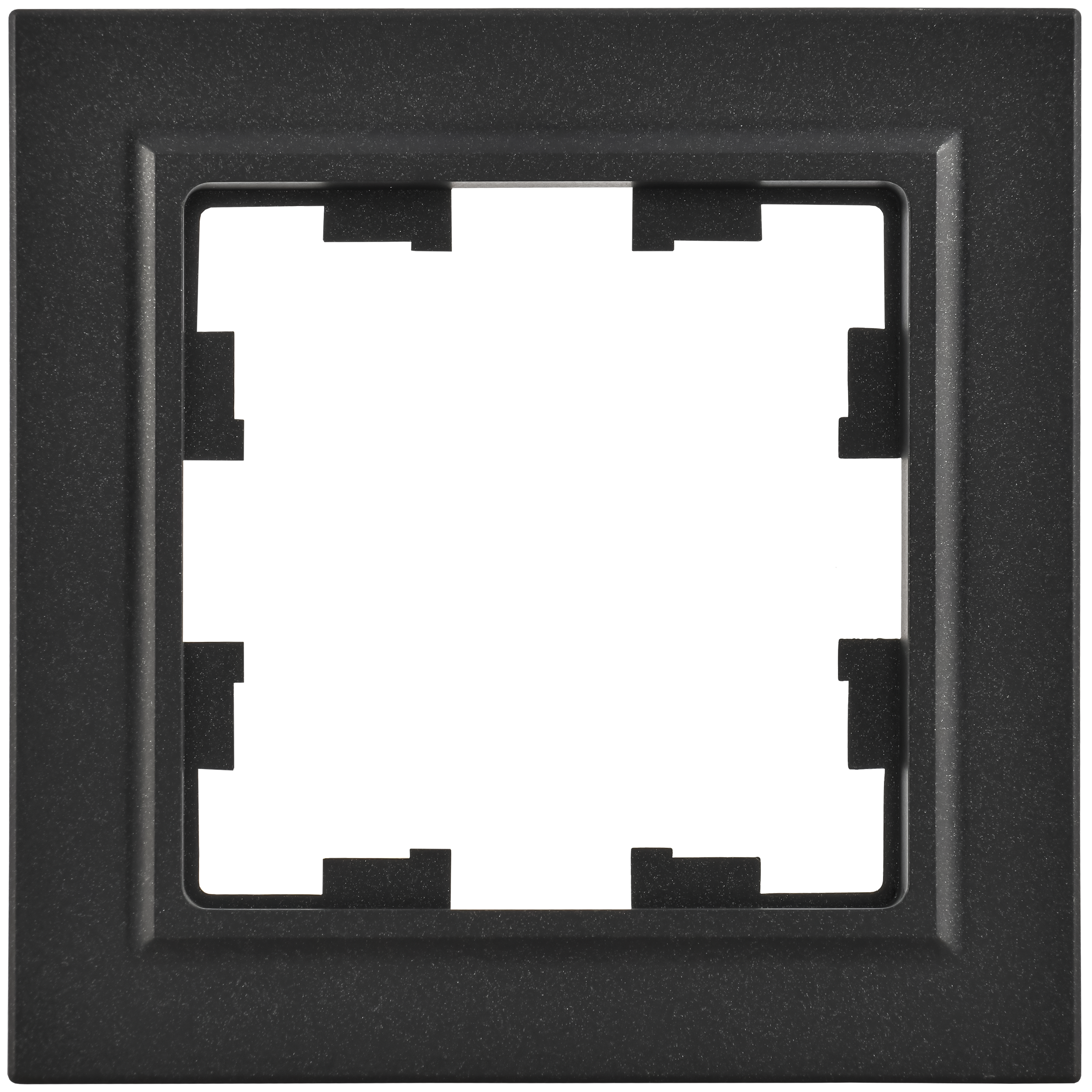 BRITE Рамка 1 пост РУ-1-БрЧ черный IEK BR-M12-K02