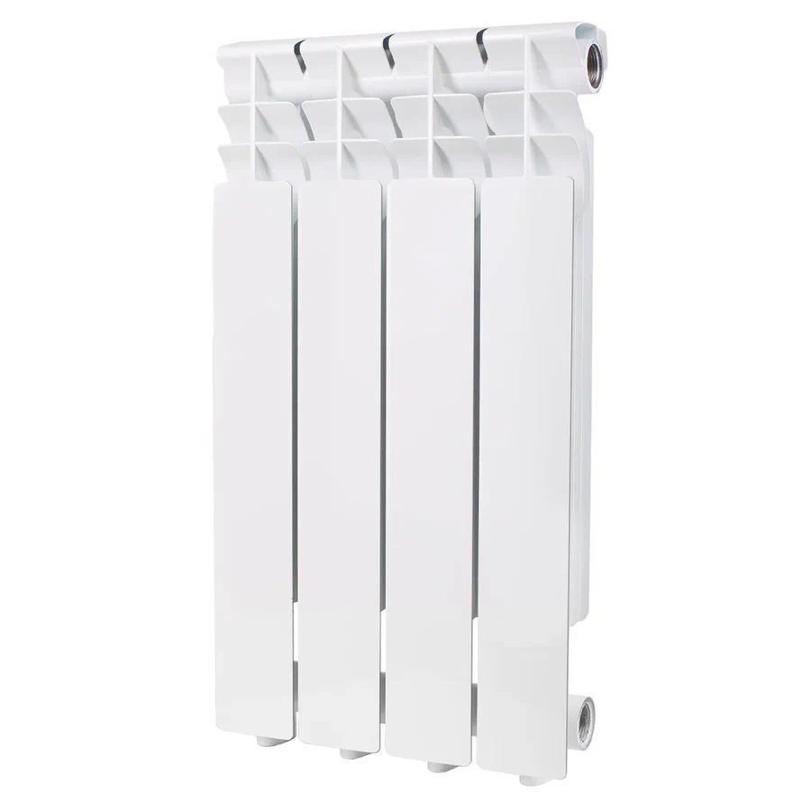 Радиатор алюминиевый секционный 500/80/4 боковое подключение Oasis Р0000012826