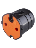 Кабельная розетка б/з черная с красной вставкой 10А 250B чернаяTDM TDM ELECTRIC SQ1806-0214