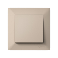 ATLASDESIGN AIR 1-постовая РАМКА, ПЕСОЧНЫЙ/дымчатый белый Systeme Electric ATN221201