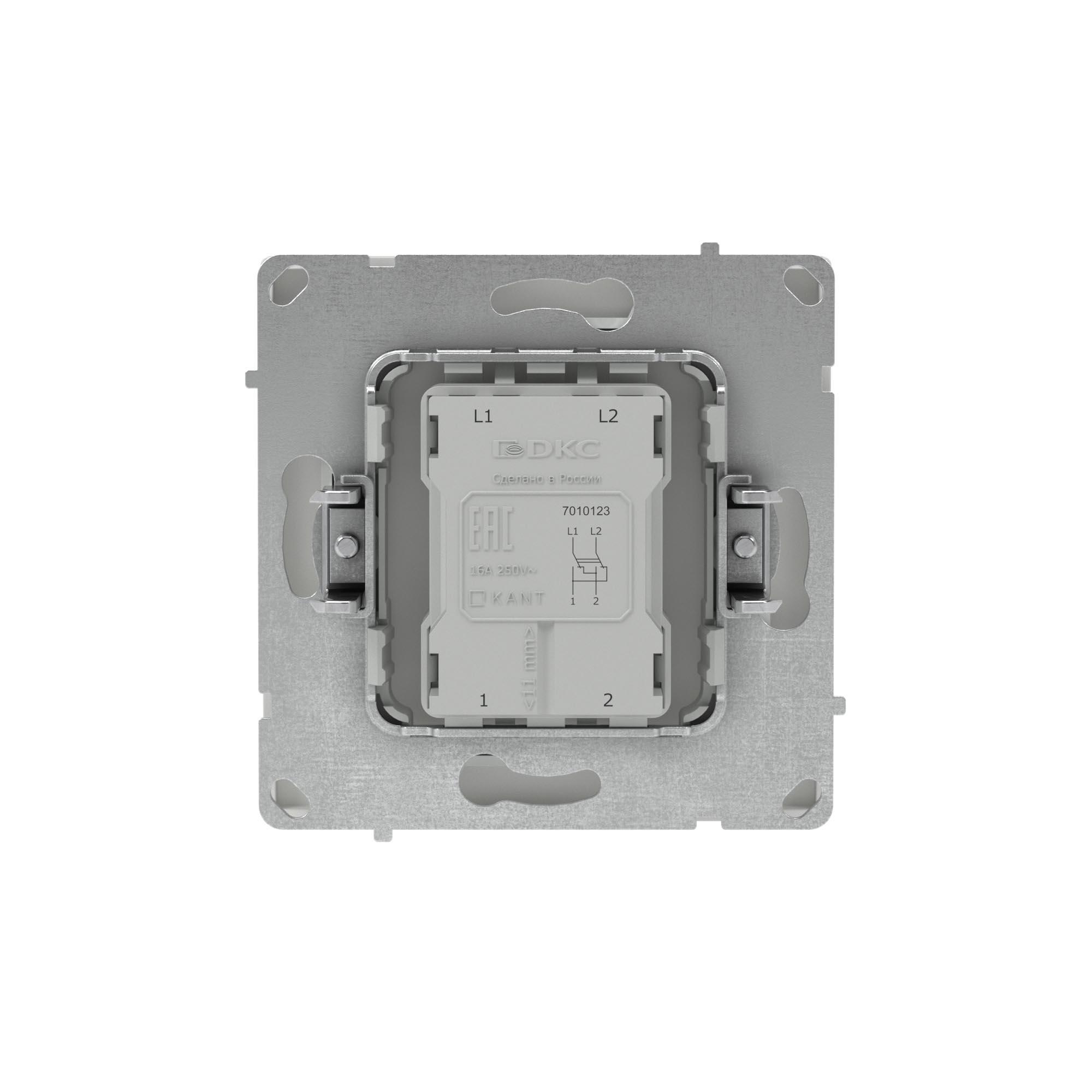 Инвертор одноклавишный, KANT, белый песок DKC 7010123