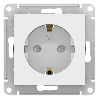 ATLASDESIGN РОЗЕТКА с заземлением со шторками, 16А, механизм, ЛОТОС Systeme Electric ATN001345
