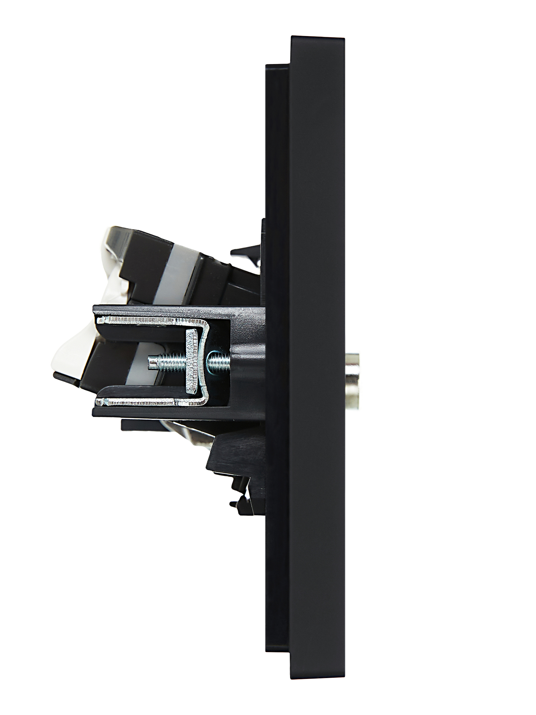 FORTE&PIANO Розетка двойная TV+RJ45 кат.5E FP136 черный IEK FP-AK20-1-K02