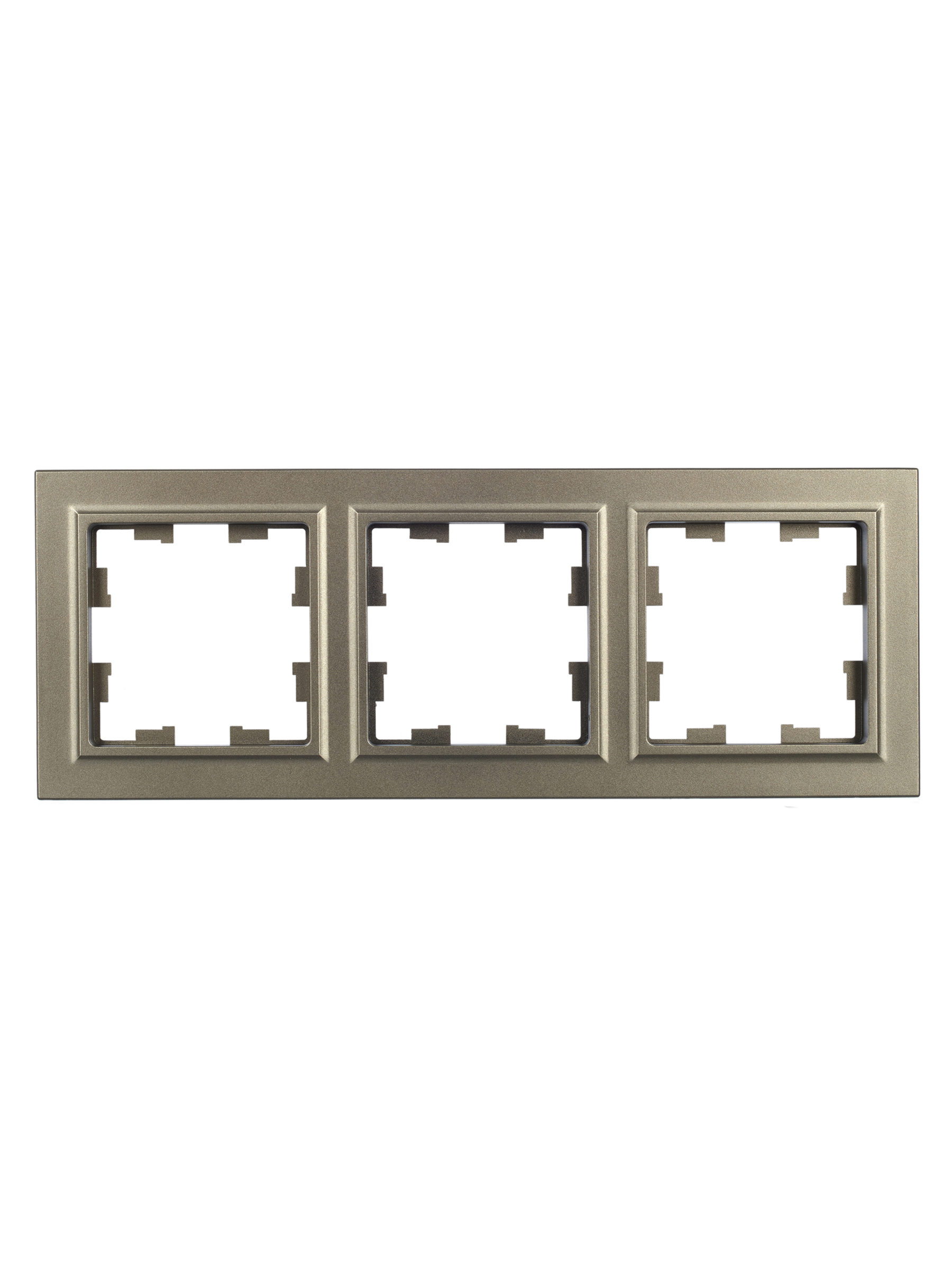 BRITE Рамка 3 поста РУ-3-БрШ шампань IEK BR-M32-K37