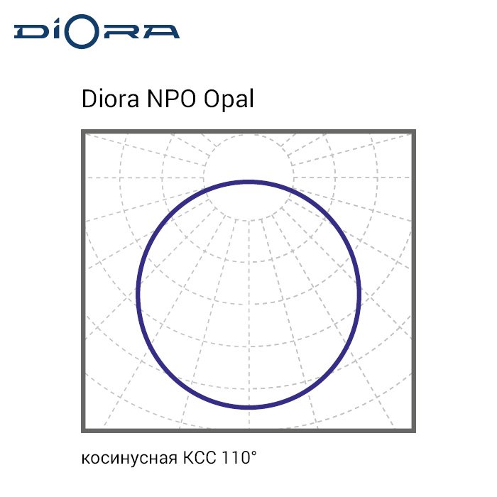 Светильник NPO SE 33/3000 opal 3K A DIORA DNPOSE33-O-3K-A-N DNPOSE33-O-3K-A-N*