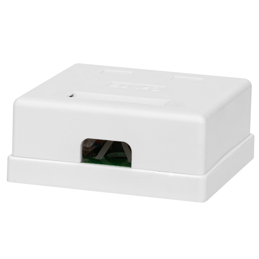 Компьютерная розетка 8P8C (RJ-45), UTP, Cat.6, 2 порта SUPRLAN 10-0310