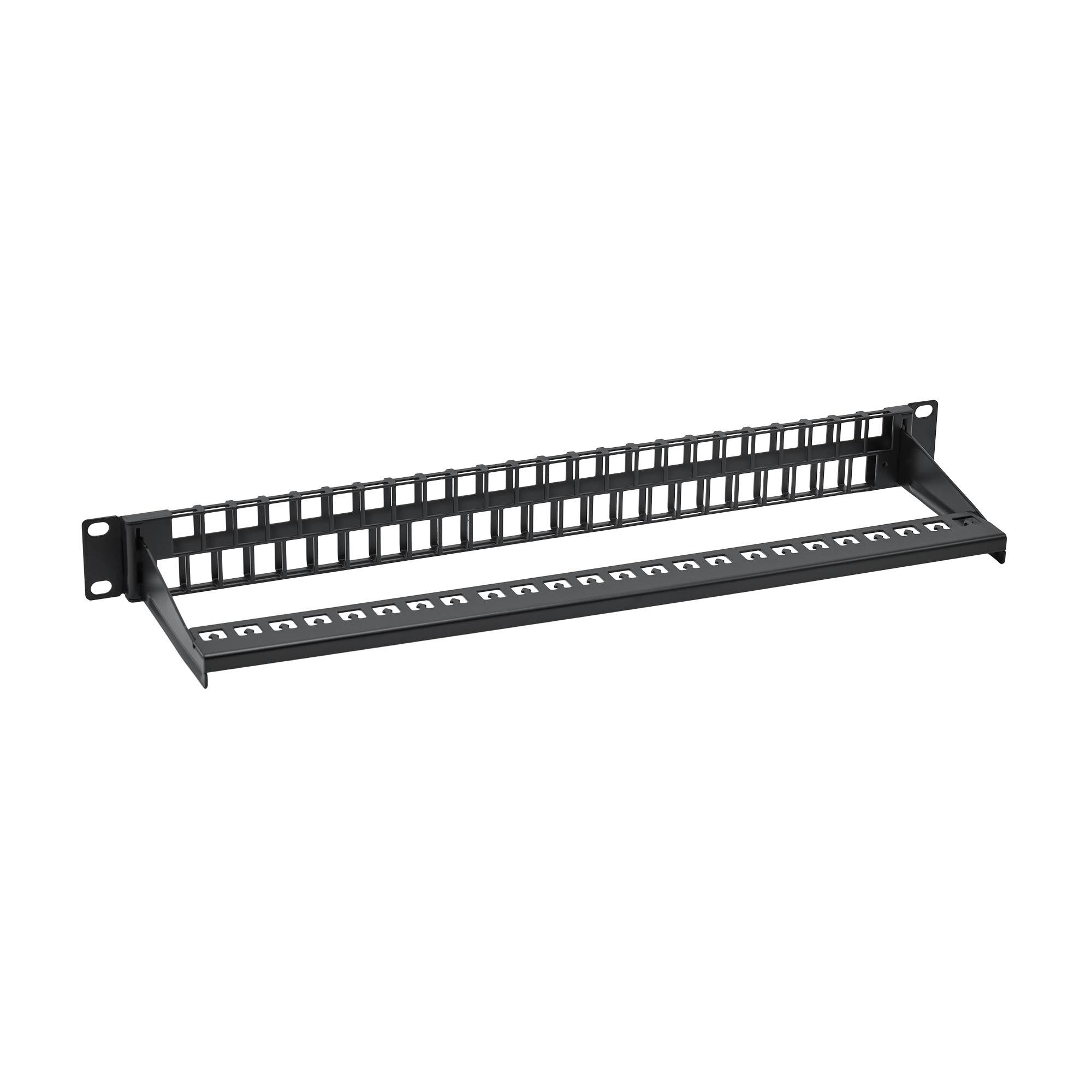 Патч-панель наборная 19'' 1U под 48 модулей Keystone. UTP DKC RNKPP48E1