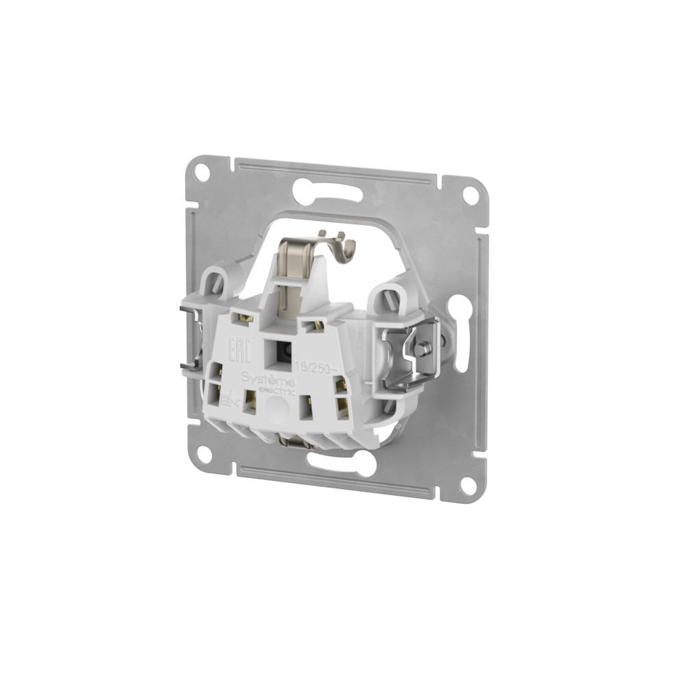 GLOSSA РОЗЕТКА с заземлением, 16А, быстрозажимные клеммы, БЕЖЕВЫЙ Systeme Electric GSL000243S