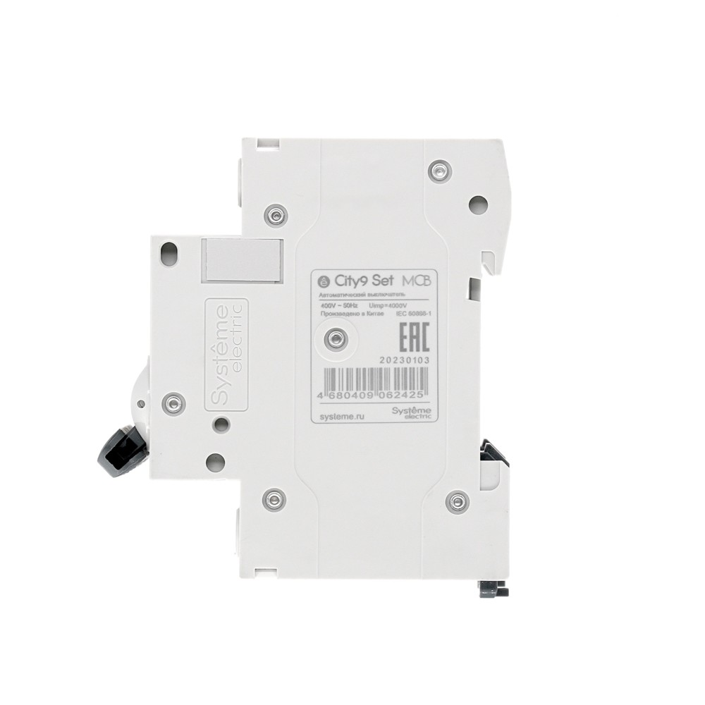 Выключатель автоматический трехполюсный 20А С 4.5kA 400В City9 Set Systeme Electric C9F34320