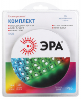 Комплект светодиодной ленты 14,4Вт/м 12В RGBК IP65 60LED/м 5050kit-14,4-60-12-IP65-RGB-5m ЭРА Б0043070