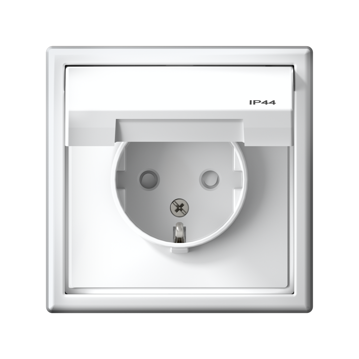 ARTGALLERY розетка с заземл. со шт. с крышк, 16А, IP44, механизм, белый Systeme Electric GAL440146
