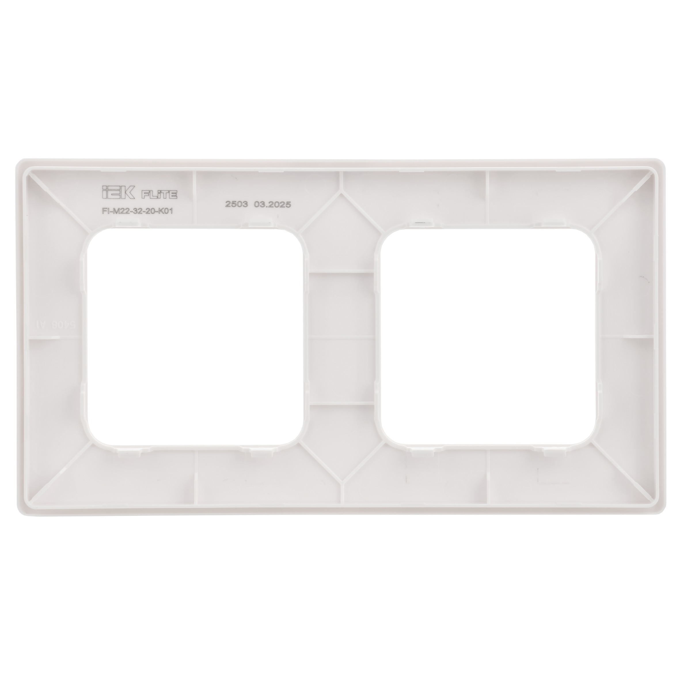 FLITE CLASSIC Рамка 2-местная РУ-2-К-ФлБ белый IEK FI-M22-32-20-K01
