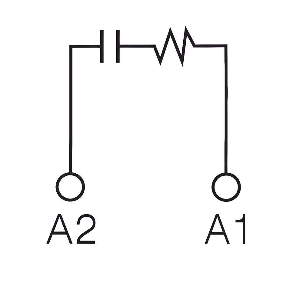 Модуль индикации и защиты, RC-цепочка, 110-240V AC/DC DKC IMD-RC3