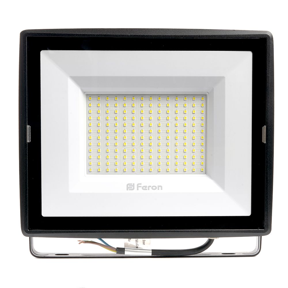 Прожектор светодиодный ДО-150w 4000К 14250Лм IP65 черный FERON LL-923 48109