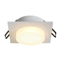 Светильник традиционный Down Light встраиваемый под лампу GU10 IP20 Белый Voltega VGL7237DLB-01W1