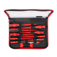 Набор диэлектрических отверток НИО-12 серия ПРОФИ для работ под напряжением до 1000 В КВТ 103016