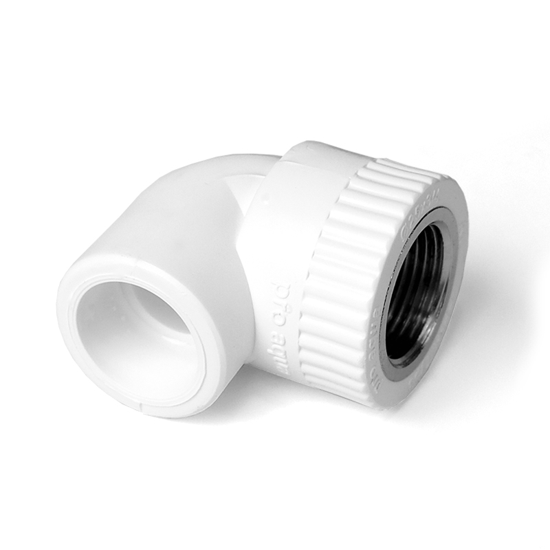 Угольник 25x1/2' ВР комбинированный, полипропиленовый, белый PRO AQUA PA26012P