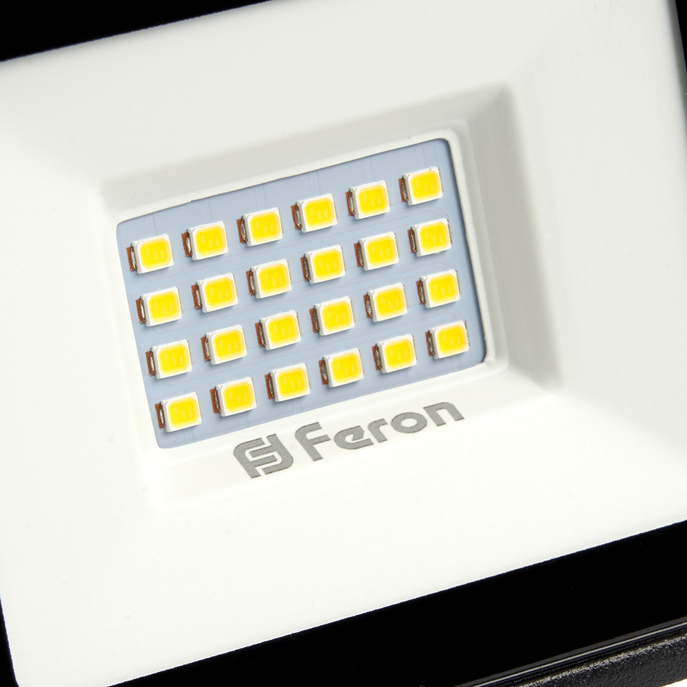 Прожектор светодиодный ДО-30w 4000К 2850Лм IP65 черный FERON LL-920 29495