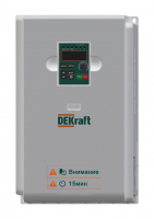Преобразователь частоты DEKV060-11/15кВт 3 фазы 380В с торм. модулем Dekraft DEKV060G011P015T4B