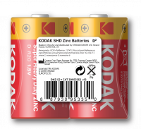 Батарейка R20-2S SUPER HEAVY DUTY Zinc [KDHZ 2S] (24/144/5616) KODAK Б0005138