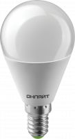Лампа светодиодная LED 8вт E14 теплый матовый шар ОНЛАЙТ 71624 19735