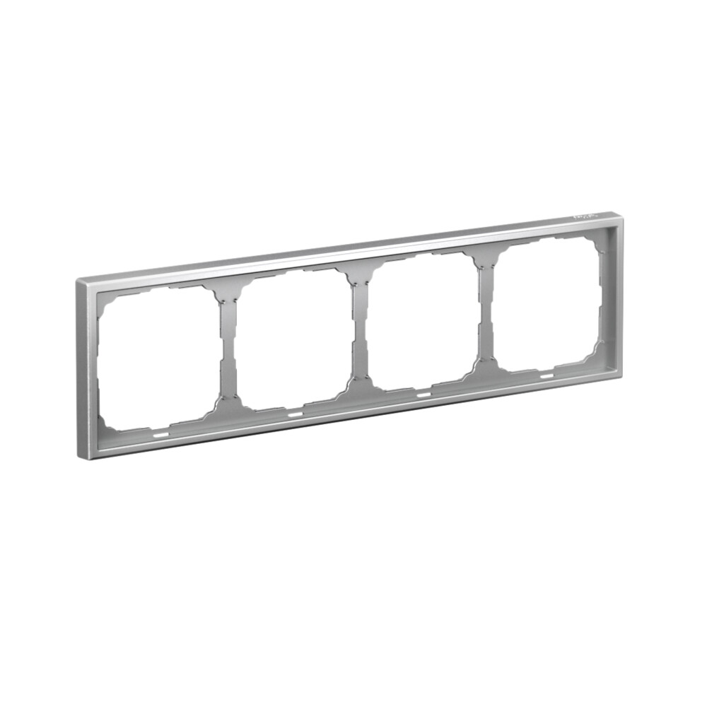 ARTGALLERY рамка 4-постовая, универсальная, алюминий Systeme Electric GAL000304