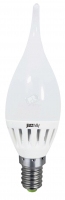 Лампа светодиодная LED 3.5Вт Е14 ECO СА37 холодная (свеча на ветру) PLED JazzWay 1006394