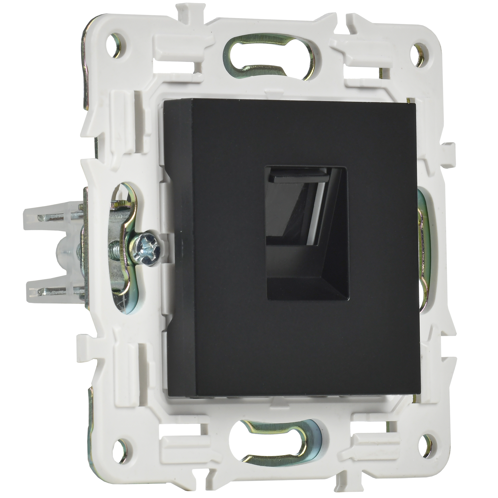 SKANDY Розетка компьютерная RJ45 кат.5E SK-K01Bl черный IEK SK-K10-1-K02