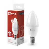 Лампа светодиодная LED-СВЕЧА-VC 11Вт 230В Е14 4000К 1050Лм IN HOME IN-HOME 4690612020471