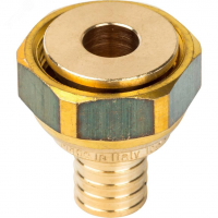 Переходник 16х3/4'ВР с накидной гайкой, аксиальный, латунь STOUT SFA-0019-001634 RG008P0UDAQPA3
