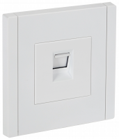 FORTE&PIANO Розетка компьютерная RJ45 кат.6 FP231 белый IEK FP-K10-2-K01