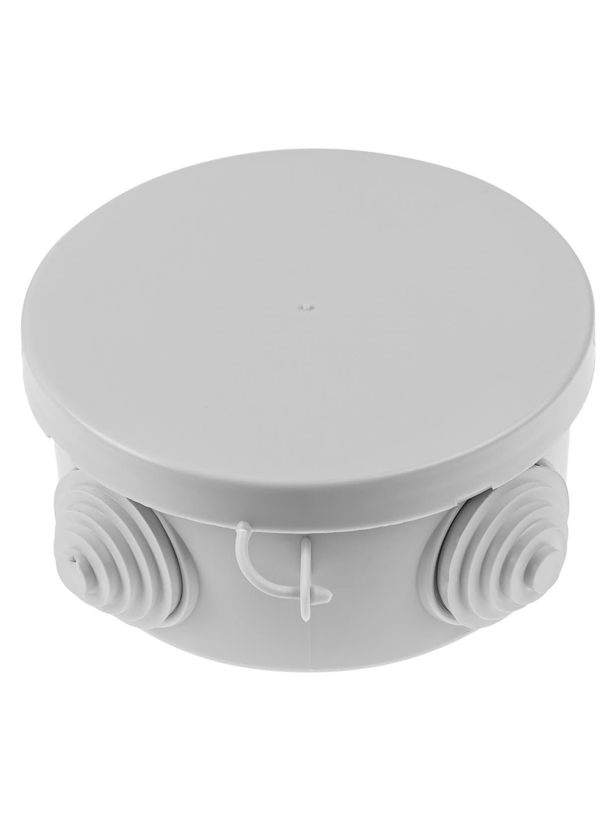 Распаячная коробка ОП D85х40мм, крышка, IP54, 4 входа TDM ELECTRIC SQ1401-0102