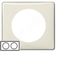 Рамка, двухпостовая, слоновая кость Legrand 696932