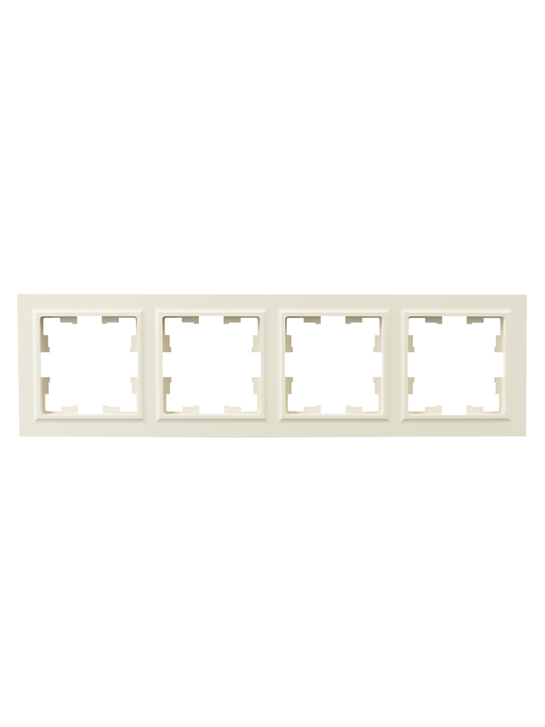 BRITE Рамка 4 поста РУ-4-БрКр бежевый IEK BR-M42-K10