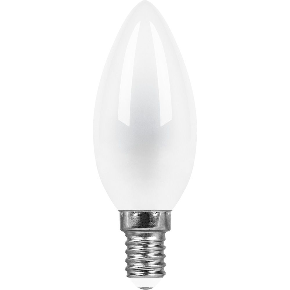 Лампа светодиодная LED 11вт Е14 теплый матовая свеча FILAMENT FERON LB-713 38005