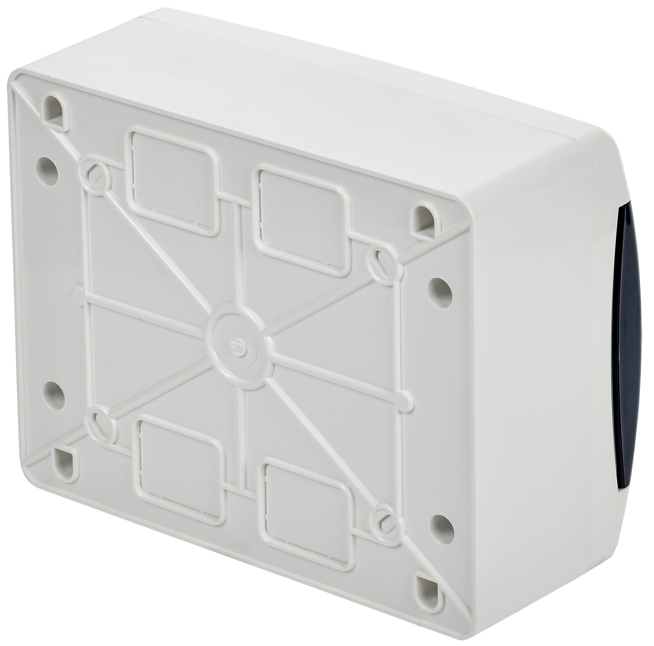 UNION Compact Корпус пластиковый ЩРН-П-8 IP41 черная прозрачная дверь IEK UIC-KP12-N-08-41-K01