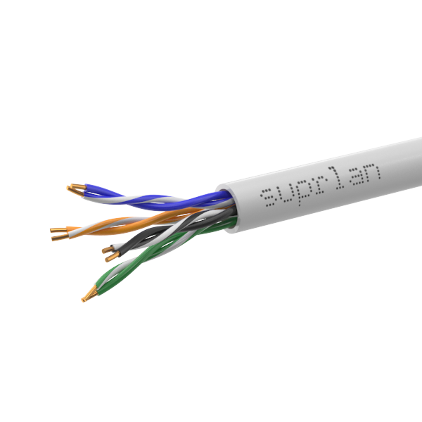 Витая пара Premium UTP 5e 4x2x0.51 Cu LSZH        нг(А)-HF In. 305м SUPRLAN 01-0307-1