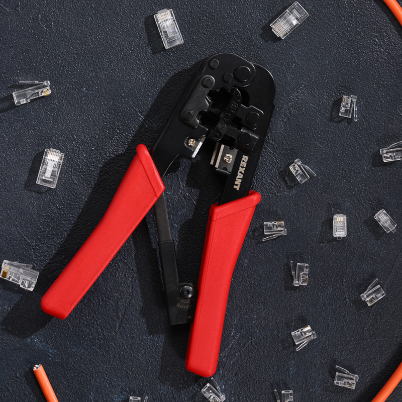 Кримпер для обжима 8P8C / 6P6C (ht-568R) REXANT 12-3432