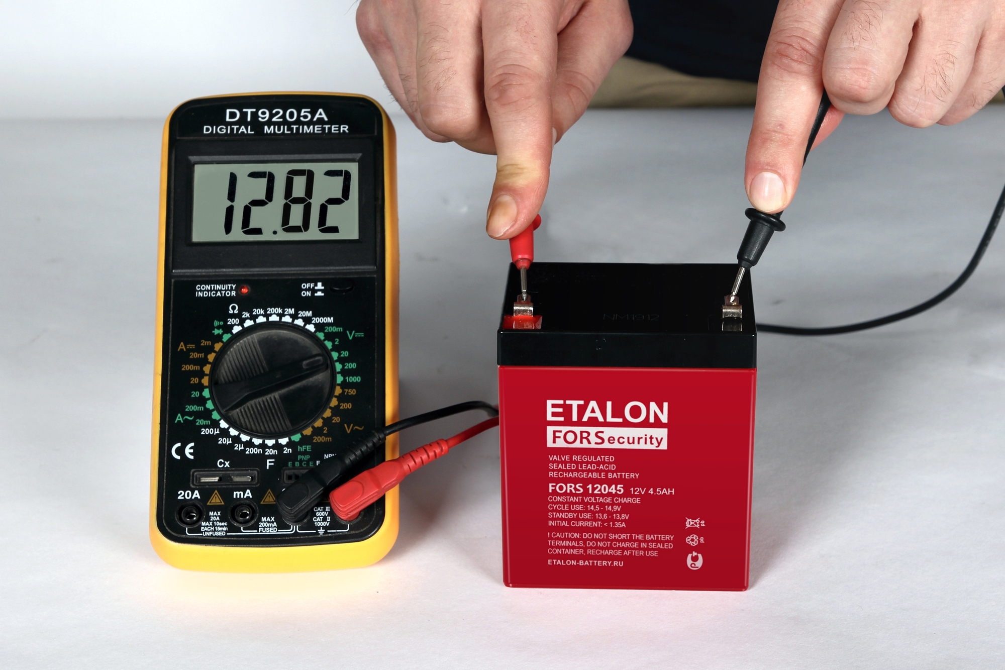 Аккумулятор 12В 4,5Ач ETALON BATTERY FORS 12045 200-12/045S