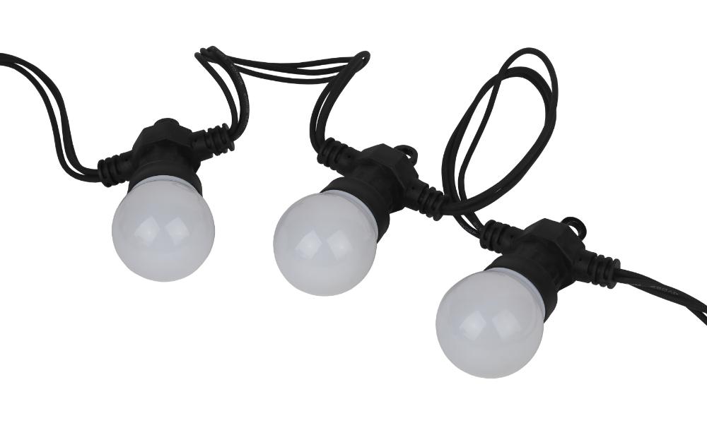 Гирлянда Белт Лайт набор 10 м, ERABL-WS10 30 LED ламп шаг 30 см, теплый свет, 220 В, каучук ЭРА Б0047954