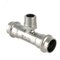 Тройник нержавеющая сталь 28x1/2' НР VALTEC VTi.933.I.280428 TV9332804