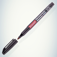 Маркер перманентный Luxor 100 черный, пулевидный, 1-2мм ЭРА Б0048244