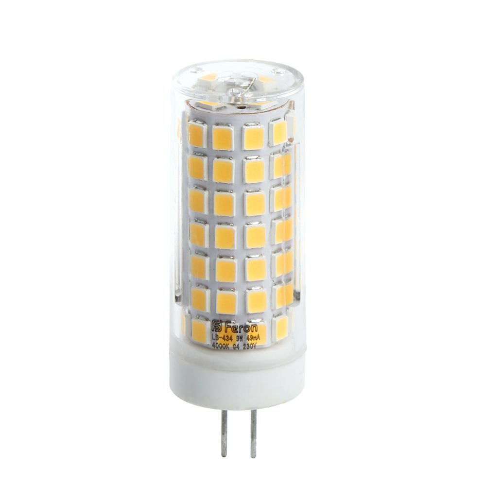 Лампа светодиодная LED 9вт 230в G4 белый капсульная FERON LB-434 38144
