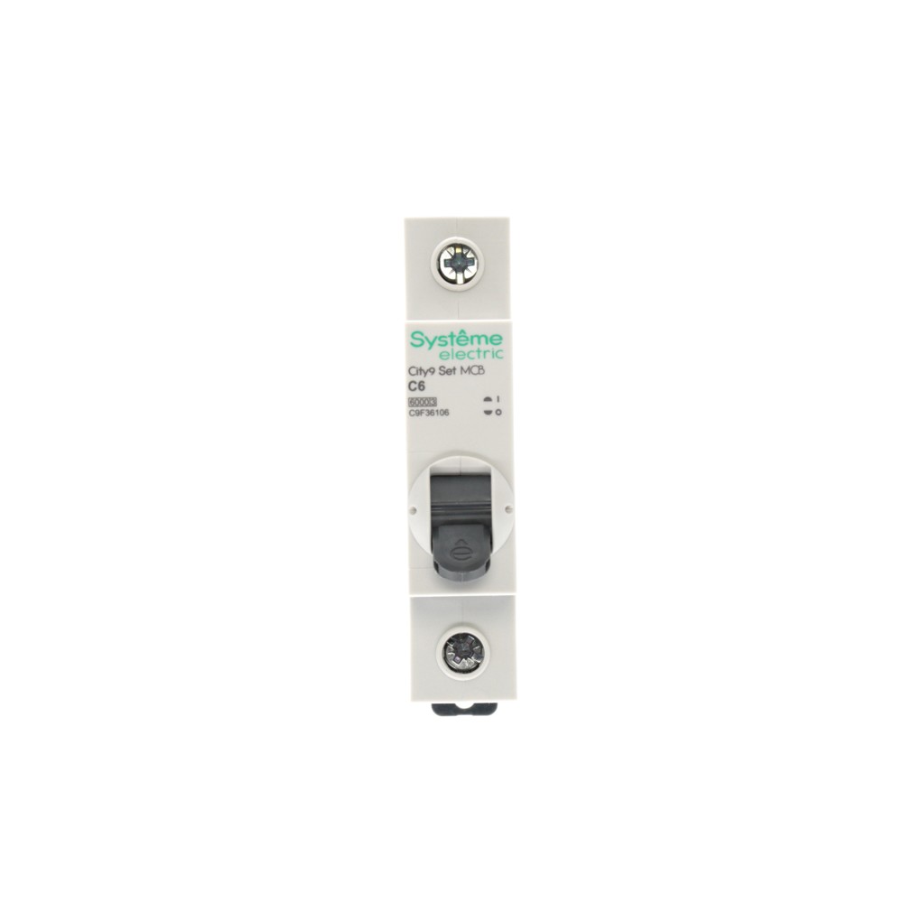 Выключатель автоматический однополюсный (АВ) С 6А 1P 6kA 230В City9 Set Systeme Electric C9F36106