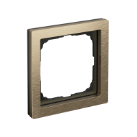 ARTGALLERY PURE 1-постовая РАМКА, МЕТАЛЛ ЛАТУНЬ Systeme Electric GAL312201