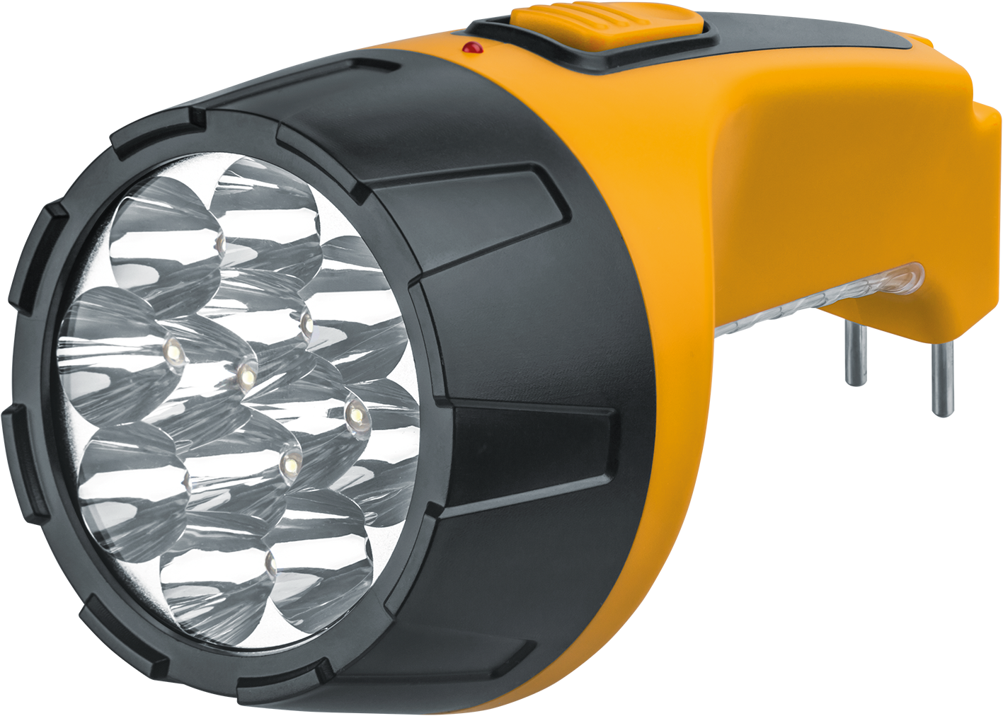 Фонарь светодиодный NPT-CP05-ACCU 12+10LED аккумуляторный с вилкой для зарядки пластик Navigator Group 94953 18633