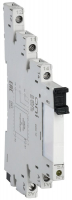 Реле интерфейсное тонкое и колодка 1С 24В DC комплект ONI ORK-1-1C-DC24V