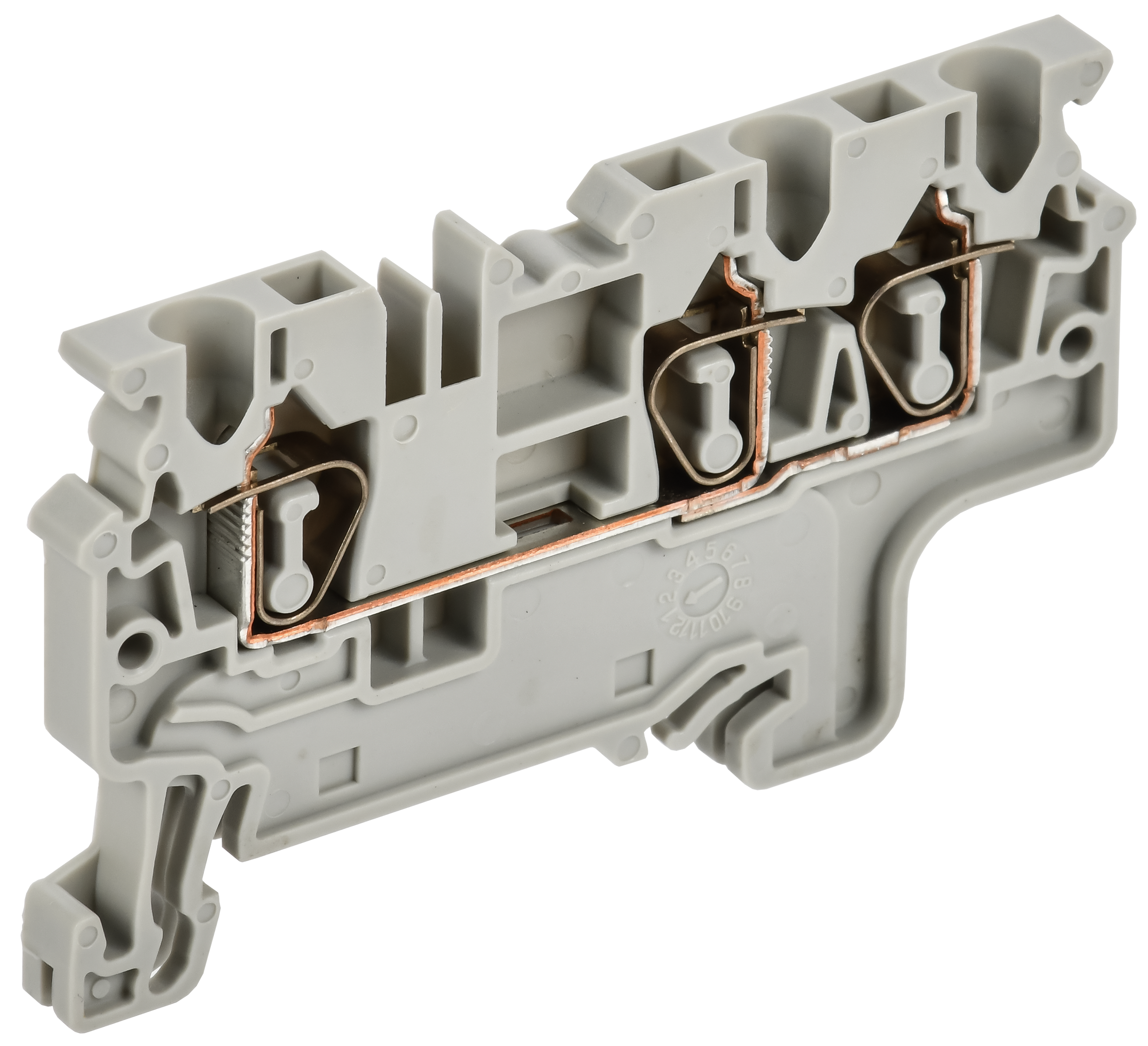 ARMAFIX Клемма пружинная CX2.5-3 2,5мм2 трехконтактная серая IEK AF-CT40-00-3-K03-002