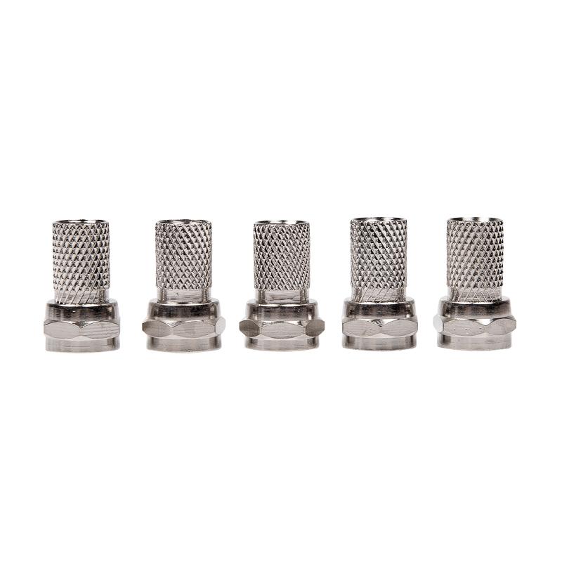 Делитель ТВ х 4 + 5шт. F BOX 5-1000 МГц Silver, REXANT 05-6103