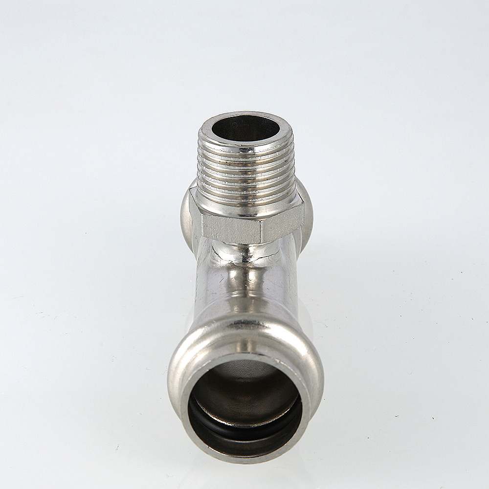 Тройник нержавеющая сталь 28x1/2' НР VALTEC VTi.933.I.280428 TV9332804
